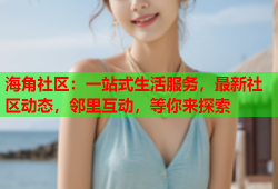 海角社区：一站式生活服务，最新社区动态，邻里互动，等你来探索